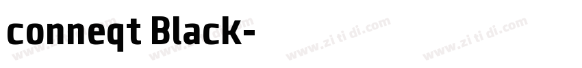 conneqt Black字体转换